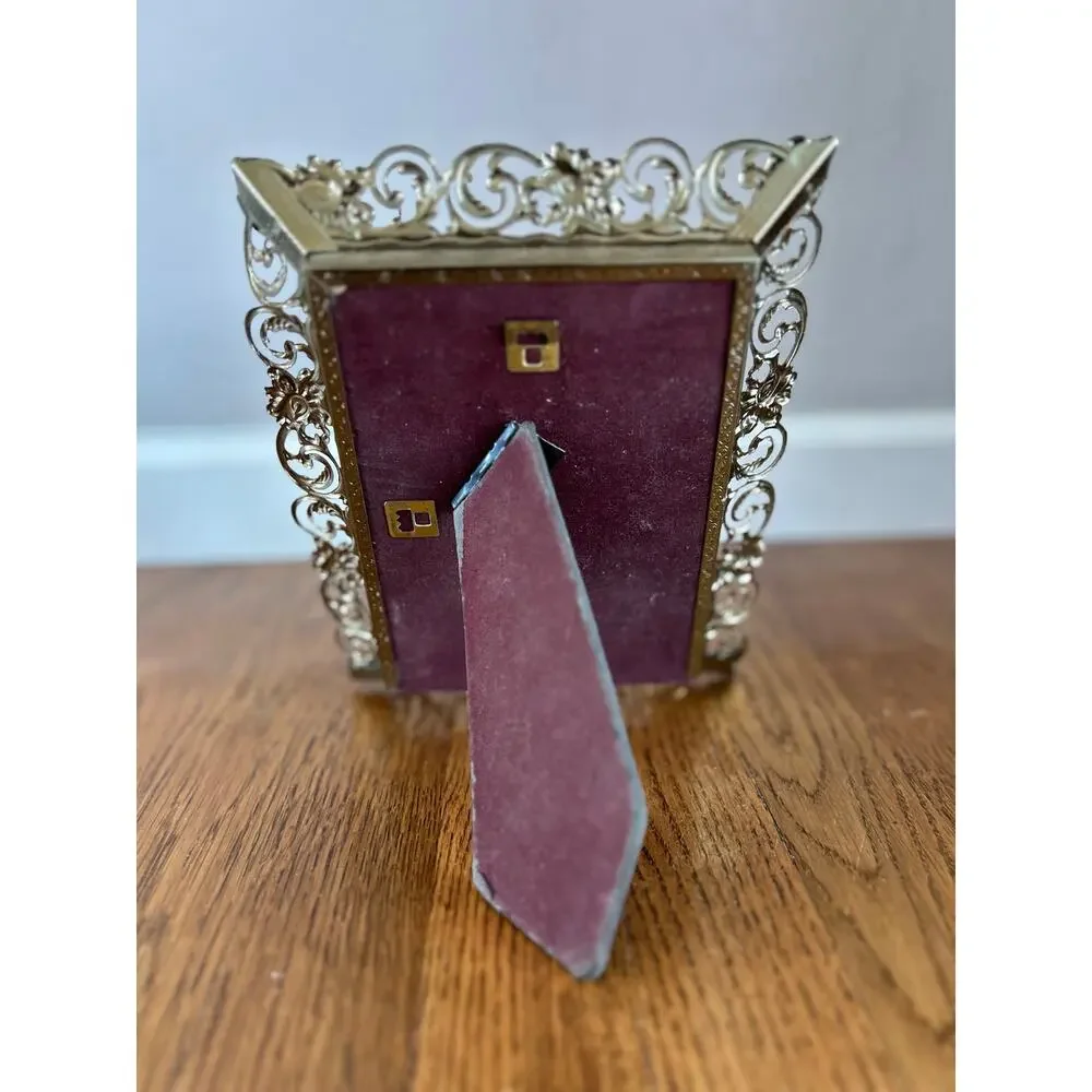 Vintage ornate metal
